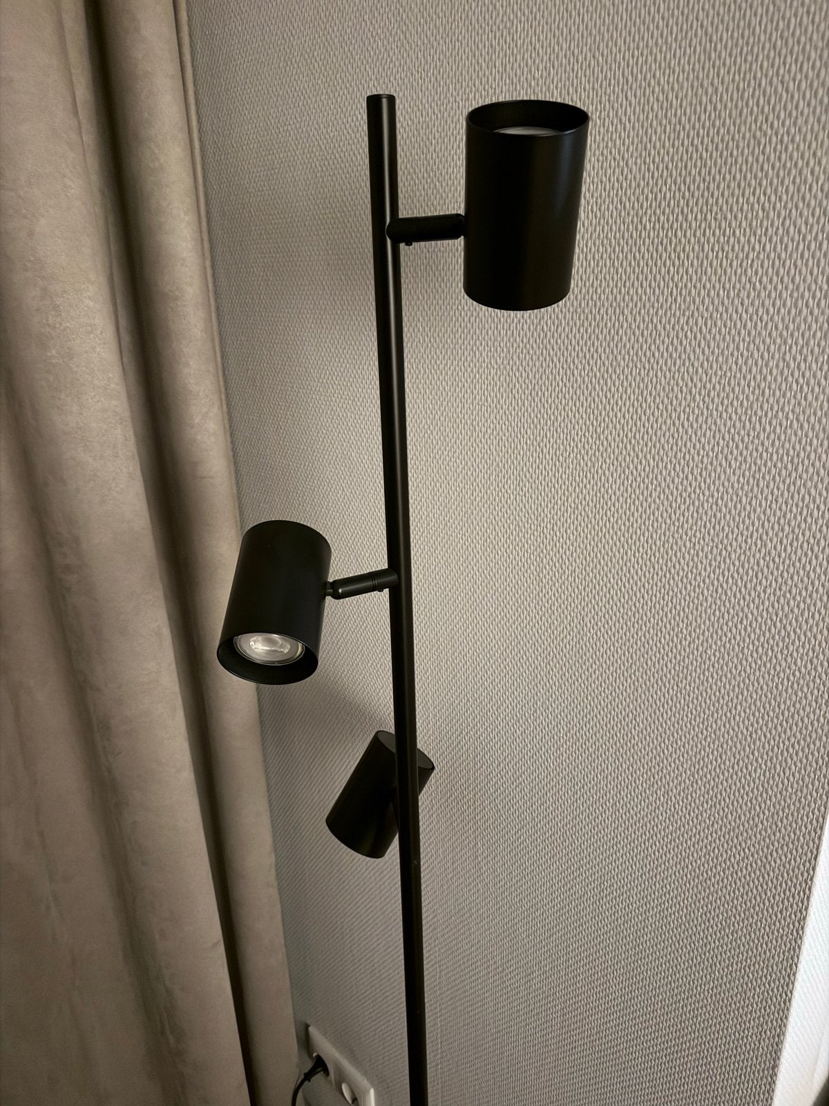 IKEA Nymåne staande lamp met 3 spots, Ophalen, Gebruikt, Overige fittingen, Metaal