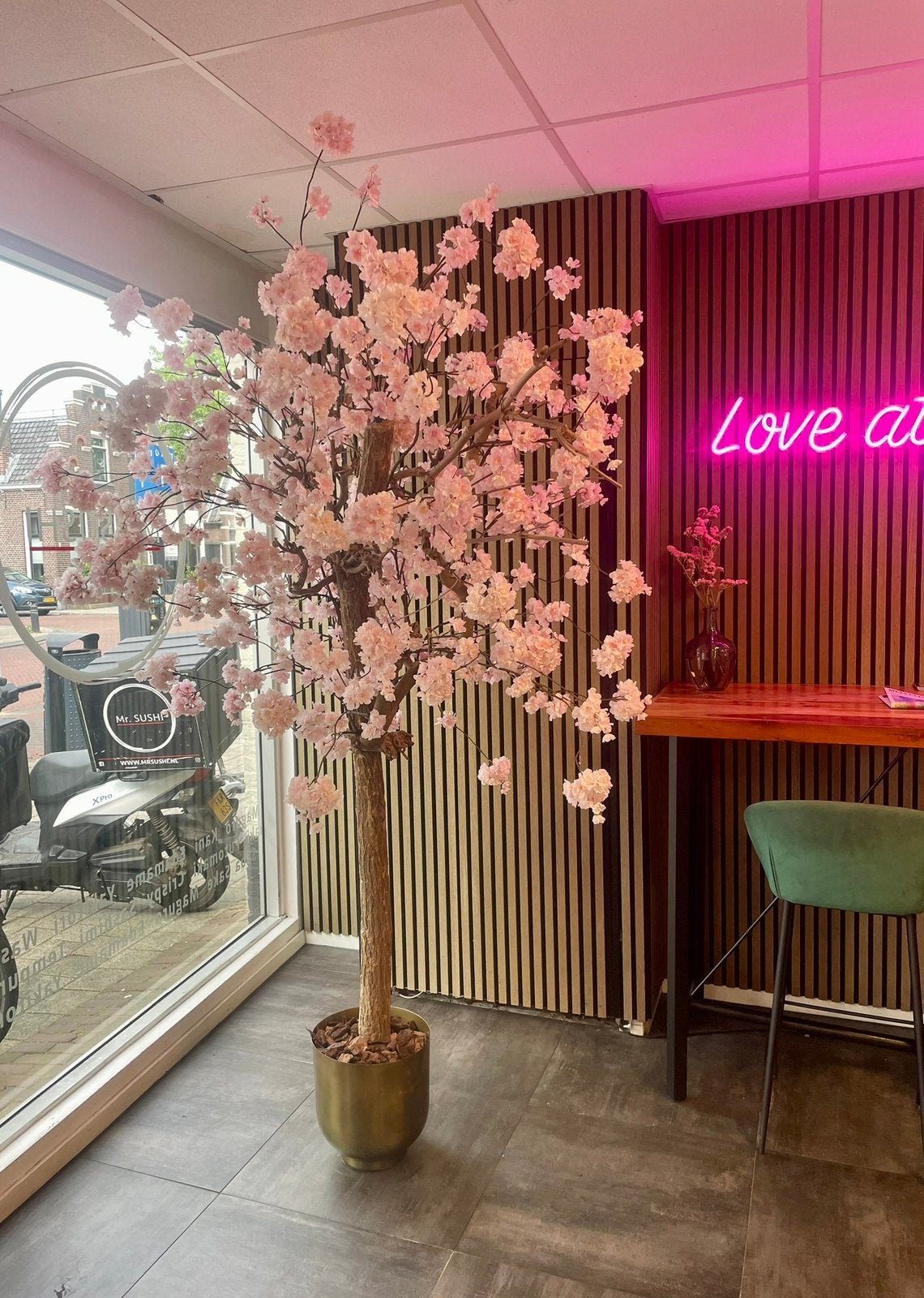 Bloesemboom Flowers4life, Huis en Inrichting, Woonaccessoires | Kunstplanten en Kunstbloemen, Ophalen, Binnen, Overige typen, Roze