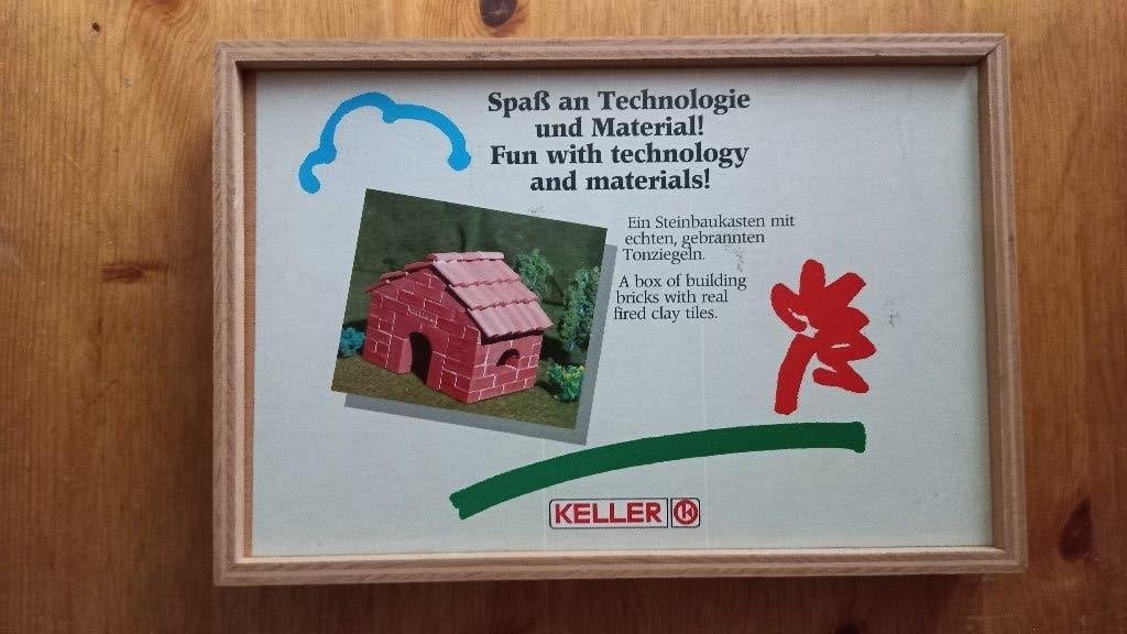 bouwstenen en echte gebakken kleitegels in doosbouw (Nieuw), Hobby en Vrije tijd, Ophalen of Verzenden, Nieuw