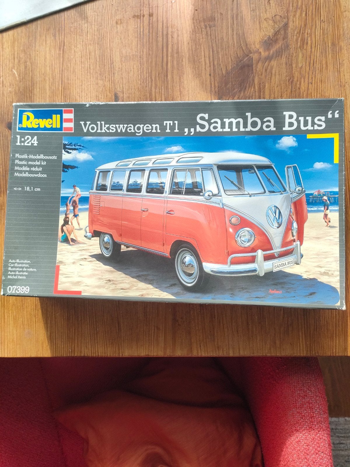 Revell Volkswagen T1 "Samba Bus" modelbouwdoos 1:24, 1:50 of kleiner, Auto, Revell, Ophalen of Verzenden