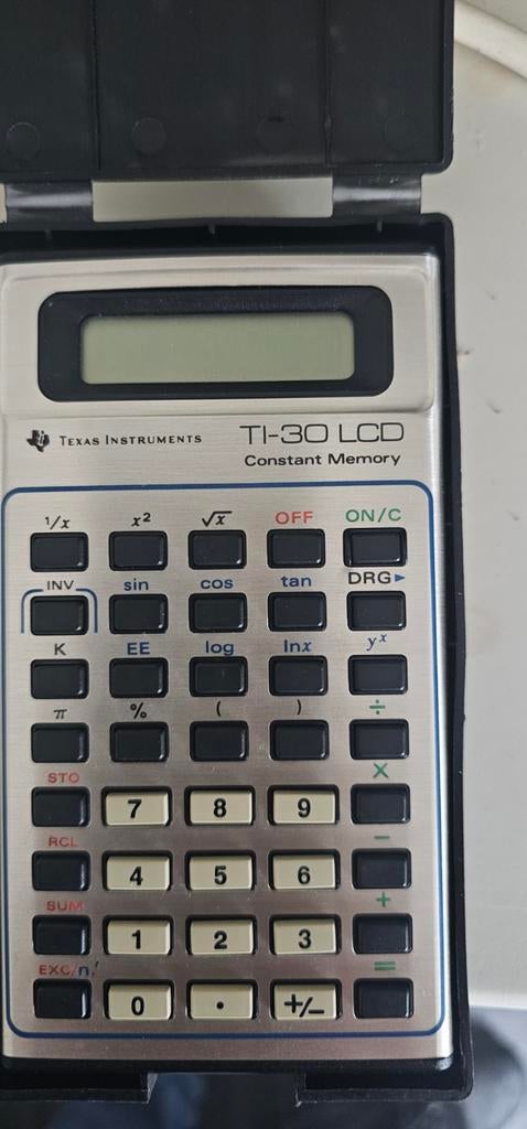 Vintage Rekenmachine Ti30, Ophalen