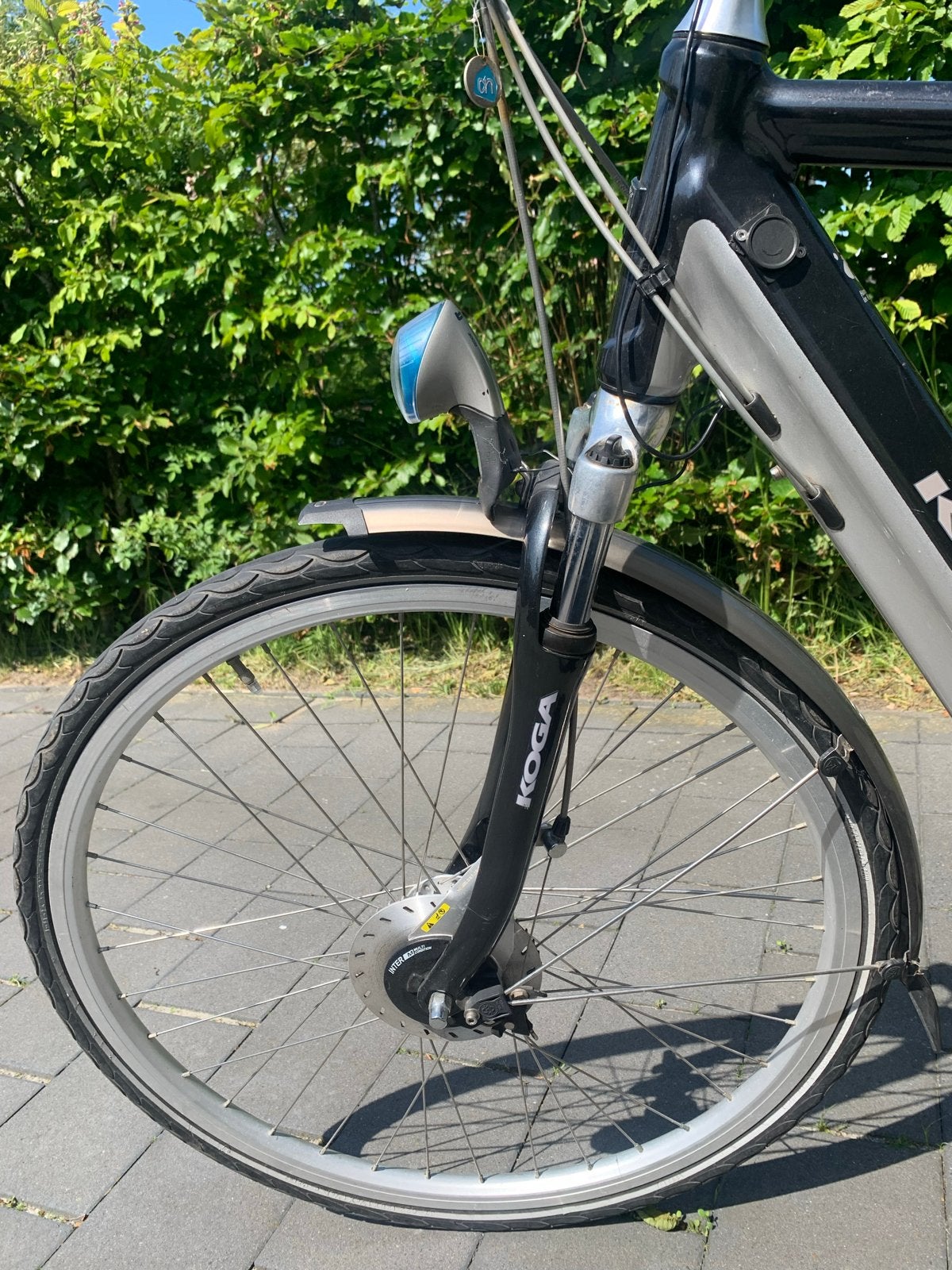 Koga Miyata Tesla E-bike met 57 cm frame en Deore versnellin, Fietsen en Brommers, Fietsen | Dames | Damesfietsen, Gebruikt, Velgrem