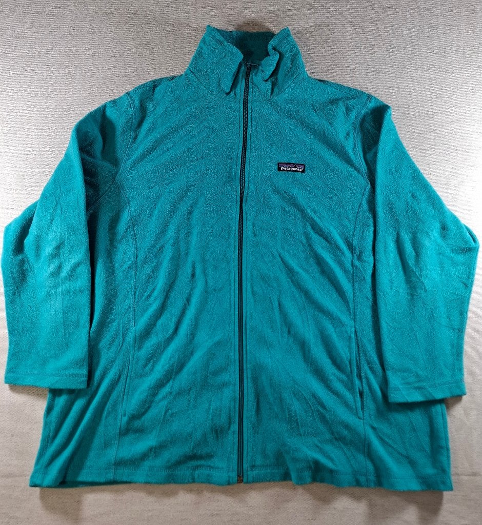Patagonia Fleece Jas – Turquoise, Maat XL, Maat 56/58 (XL), Zo goed als nieuw, Patagonia, Verzenden