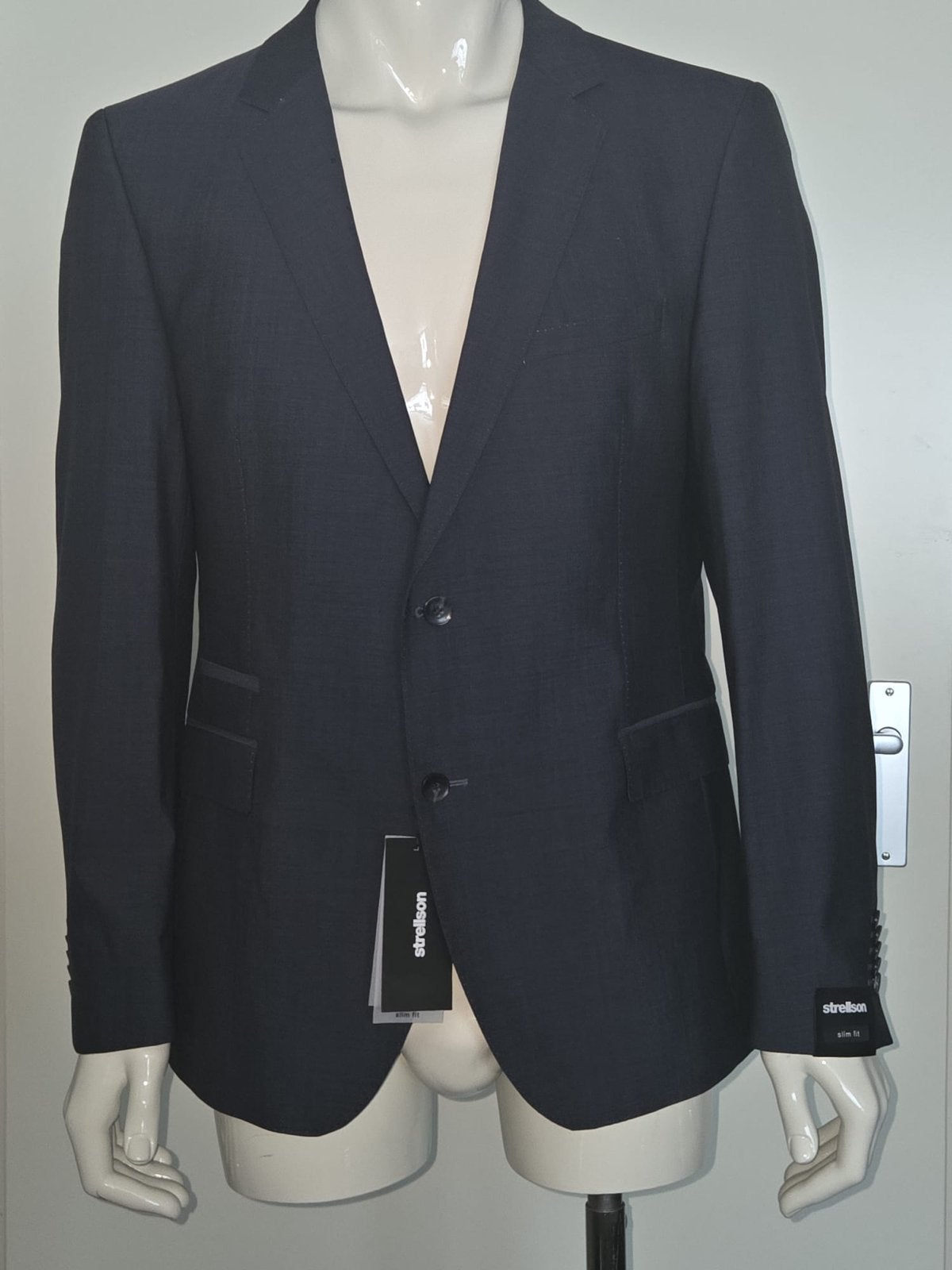 Strellson Slim Fit Colbert  donkerblauw 50 - Nieuw met label, Ophalen of Verzenden, Nieuw, Maat 48/50 (M), Blauw