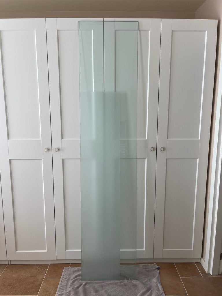 Glazen douchewand / inloopdouche / scheidingswand, Ophalen, Gebruikt, Glas, Douche