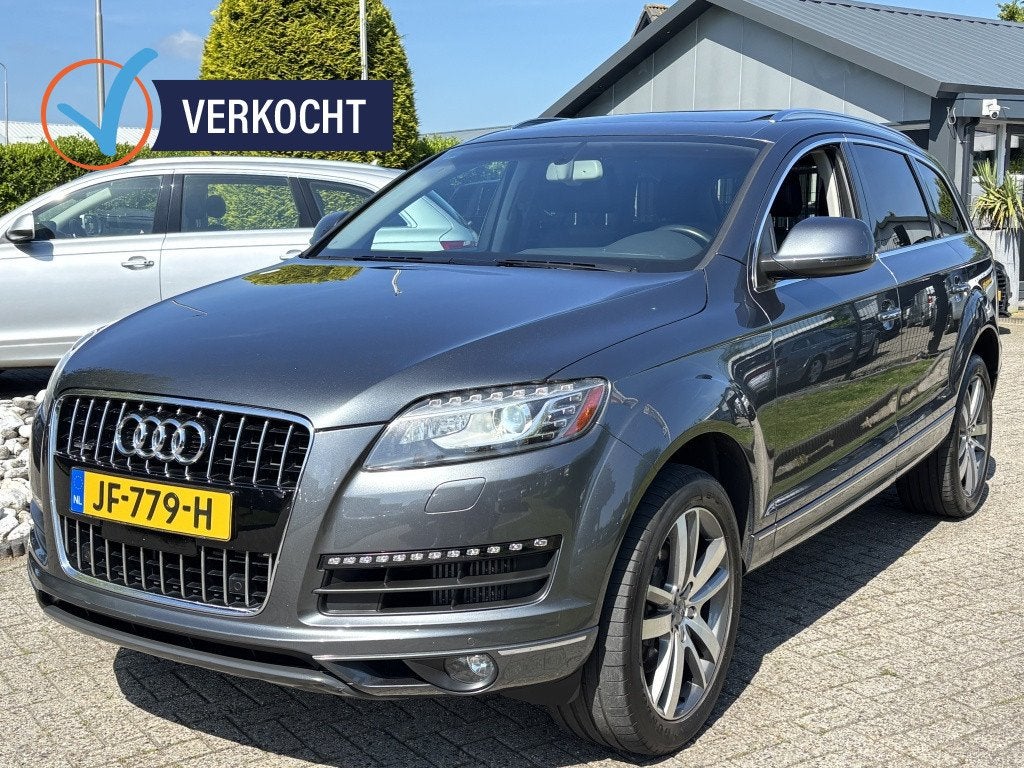 Audi Q7 3.0 TDI Prol Line 2014 Panodak Daytona 7-Persoons, Auto's, Audi, Automaat, Euro 5, Gebruikt, Zwart