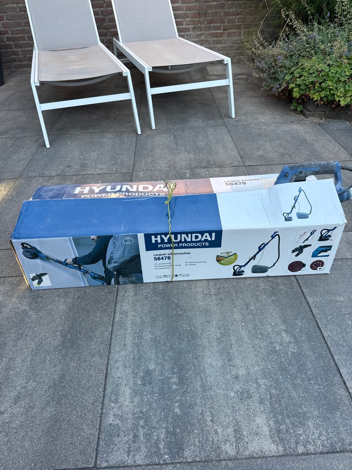 Hyundai Schuurmachine voor muren en plafonds, Ophalen, Nieuw, Minder dan 600 watt, Overige typen