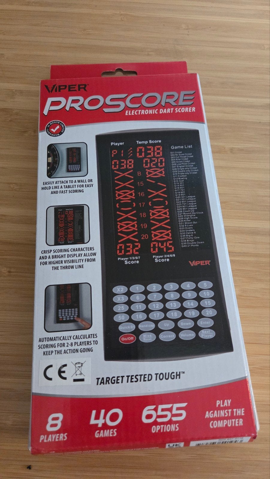 Viper proscore darts scorebord, Ophalen of Verzenden, Nieuw, Overige typen, Elektronisch