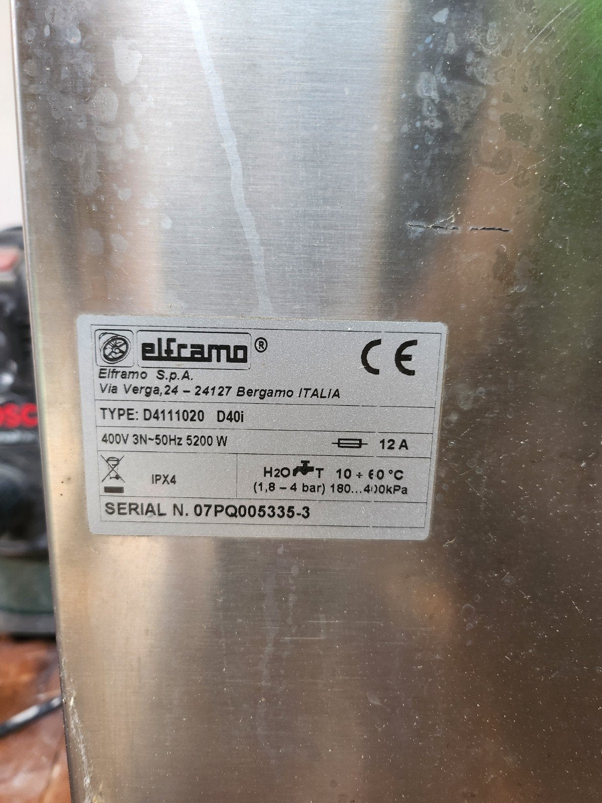 Elframo D40i Professionele Vaatwasser - Zo goed als nieuw, Ophalen, Zo goed als nieuw, 85 tot 90 cm, 45 tot 60 cm