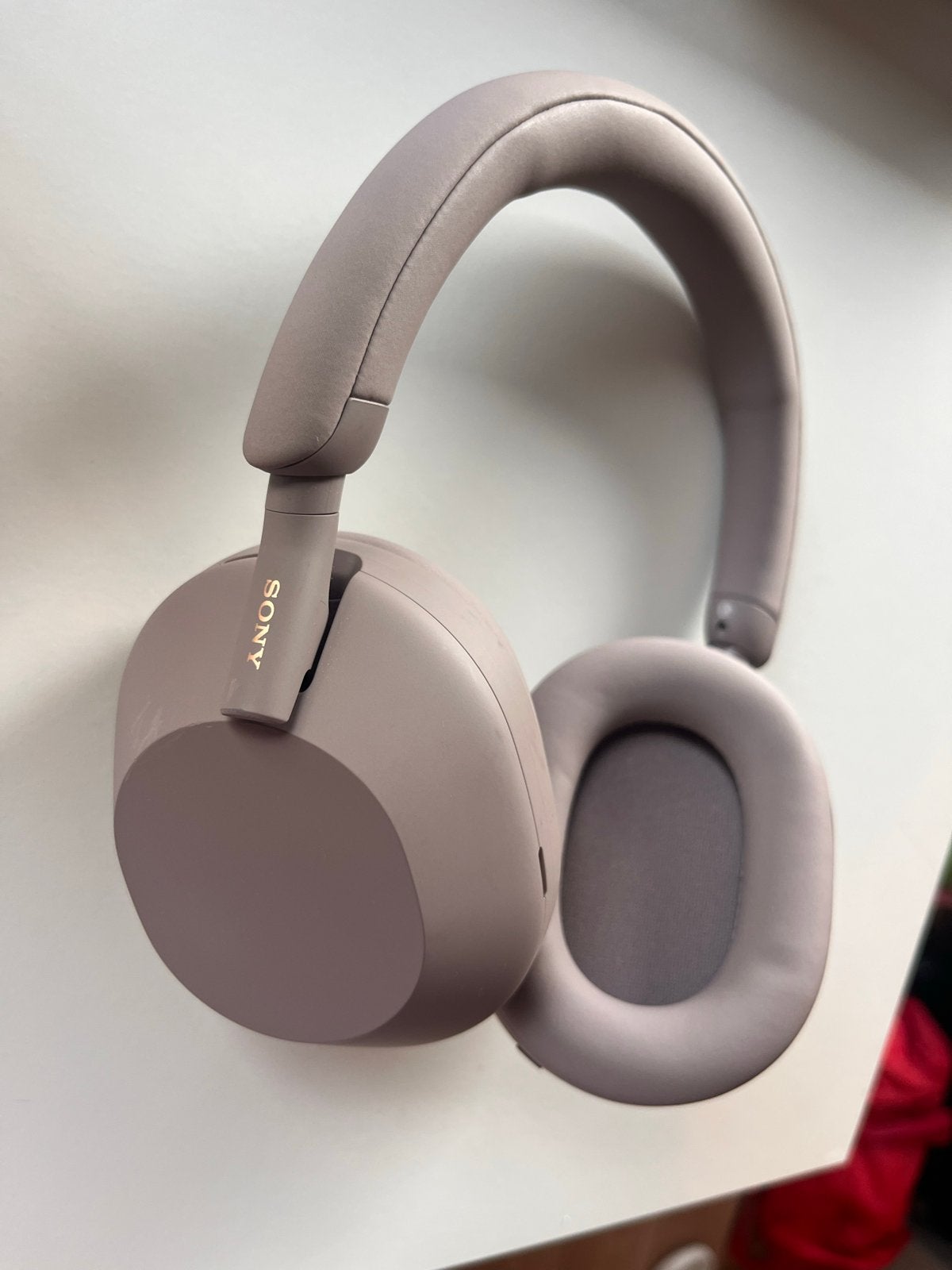 Sony WH-1000XM5 Roze Noise Cancelling Koptelefoon, Bluetooth, Roze, Ophalen of Verzenden, Zo goed als nieuw