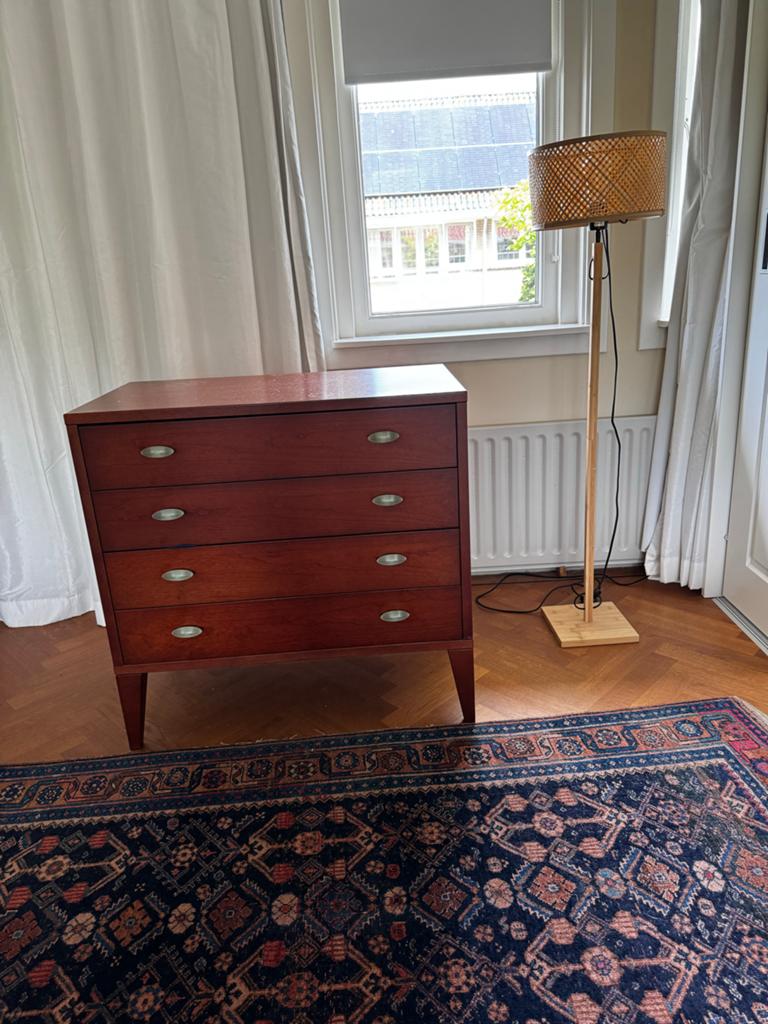 Prachtig kersenhouten ladenkastje 80x40, Huis en Inrichting, Kasten | Ladekasten, Ophalen, Gebruikt, 50 tot 100 cm, 3 of 4 laden