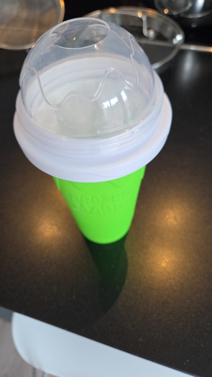 Squeeze Cup voor zelfgemaakt slush ijs, Ophalen of Verzenden, Zo goed als nieuw, Overige merken