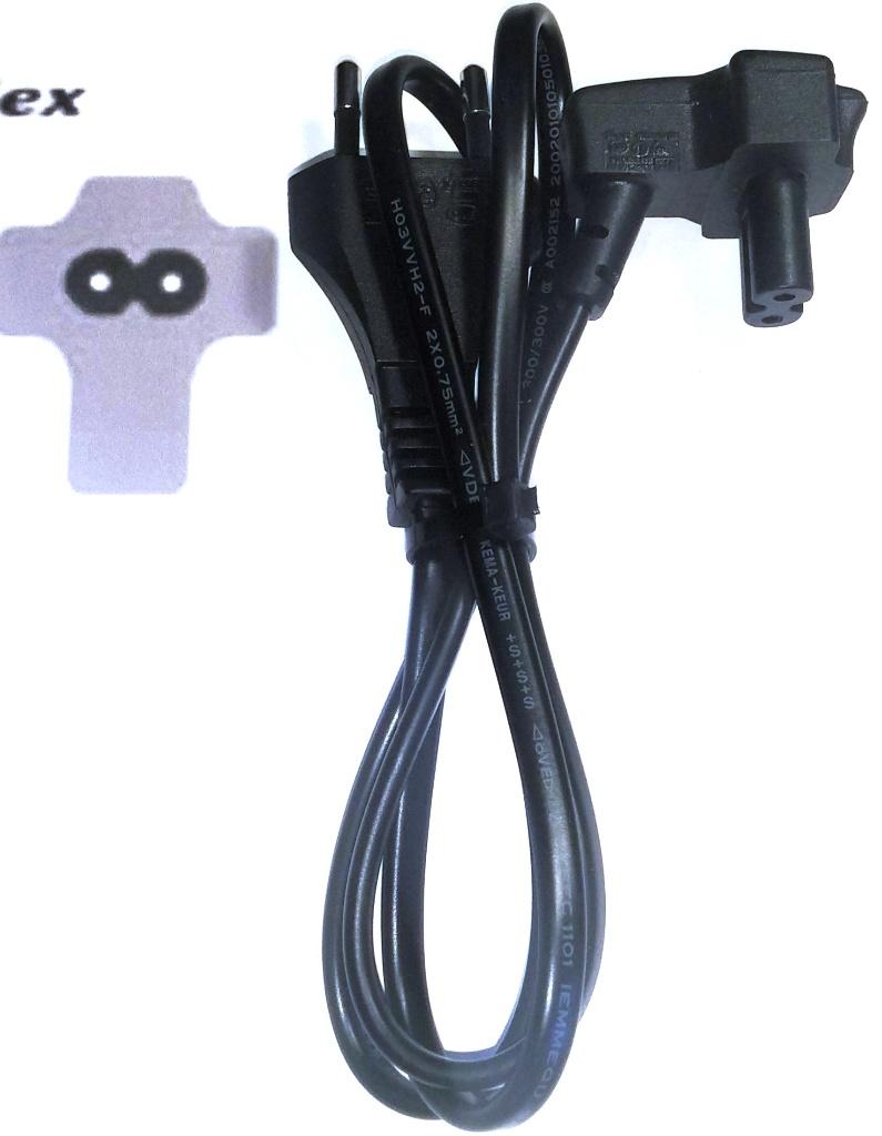 Dell 0DF768 0UY823 PA-12 PA-10 Power AC Netstroomkabel C7 C8, Computers en Software, Ophalen of Verzenden, Nieuw