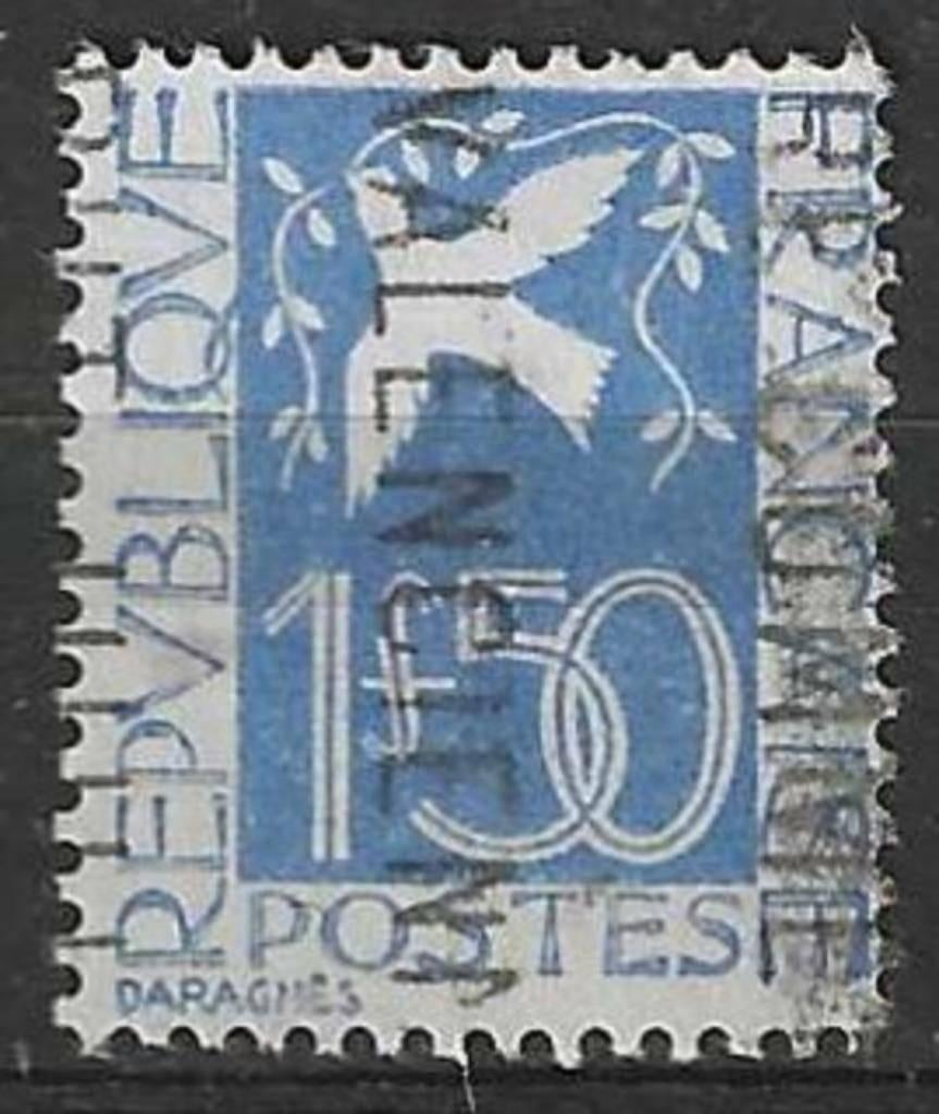 Frankrijk 1934 - Yvert 294 - Vredesduif van Daragnes (ST), Verzenden, Gestempeld