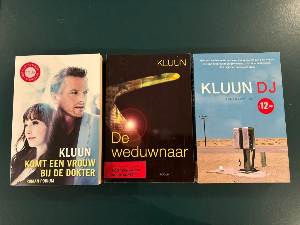Kluun komt een vrouw bij de dokter de weduwnaar dj boek set!, Ophalen of Verzenden, Zo goed als nieuw, Kluun, Nederland