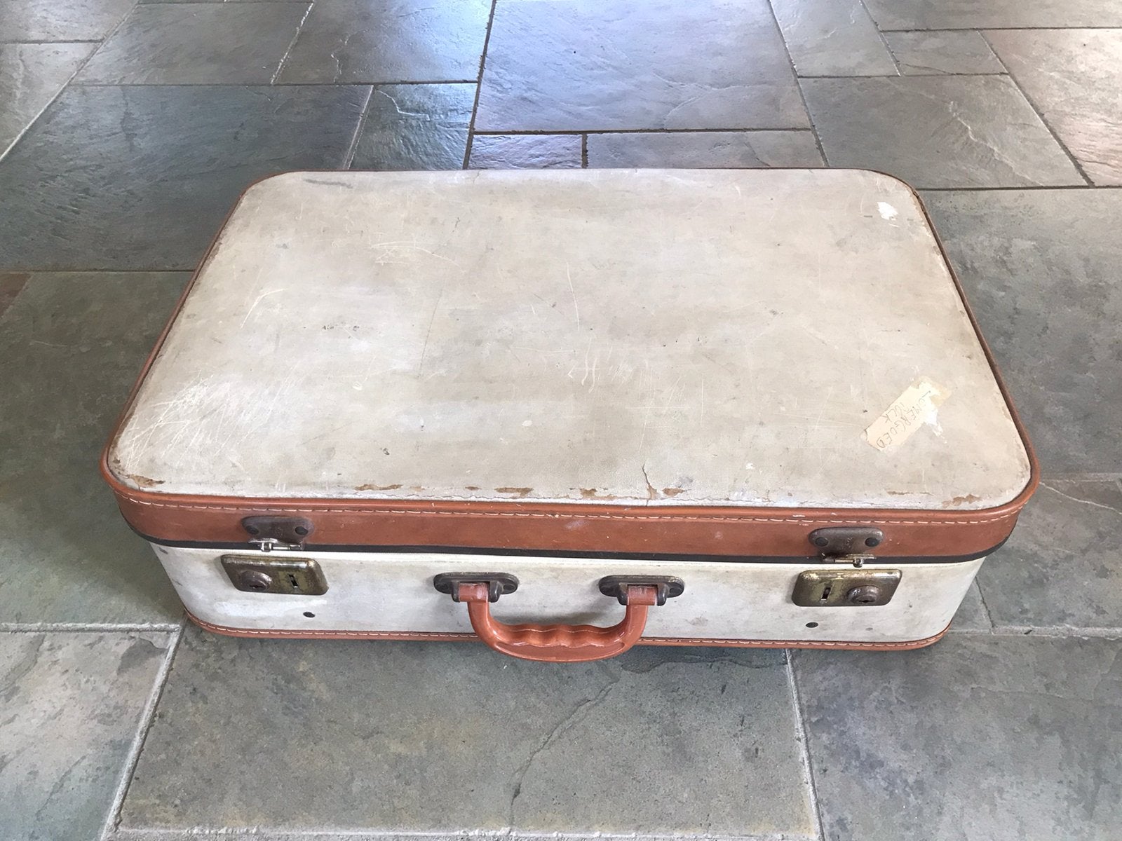 Oude koffer, Sieraden, Tassen en Uiterlijk, Koffers, Gebruikt, 50 tot 60 cm, Hard kunststof, Ophalen of Verzenden
