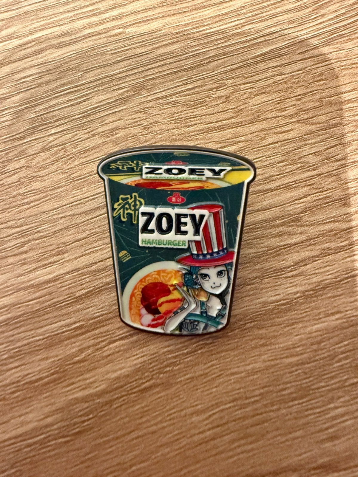 kpop demon hunters zoey pin, Ophalen of Verzenden, Zo goed als nieuw, Transport