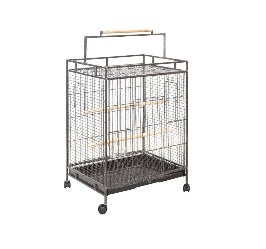 Binnen Volière Elegant - Hamerslag Antraciet Vogel Vogelkooi, Ophalen of Verzenden, Nieuw, Hout, Vogelkooi