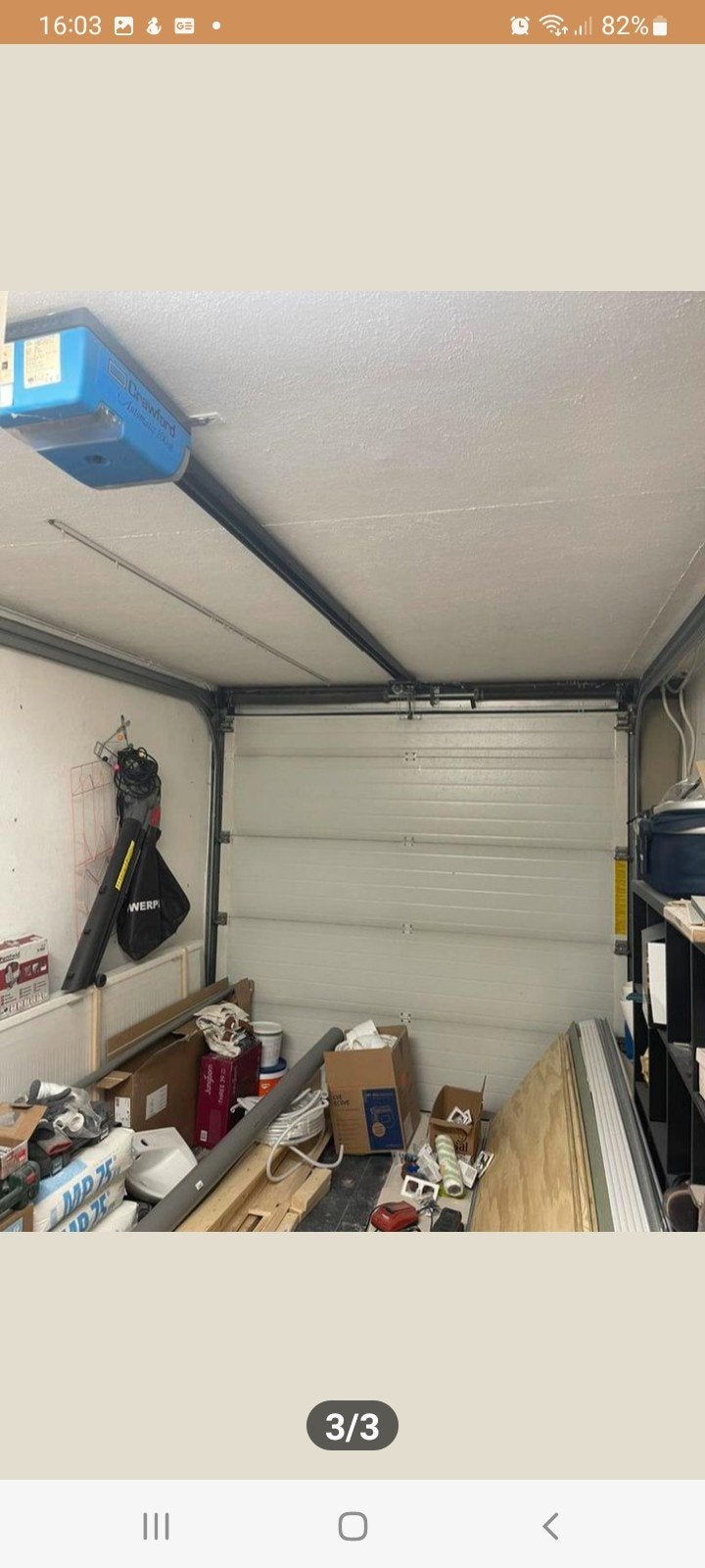 Deur garage., Ophalen of Verzenden