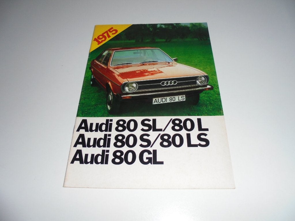 brochure Audi 80 modellen 1975, Boeken, Ophalen of Verzenden, Nieuw, Audi