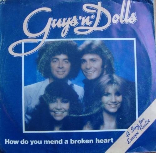 Guys 'n' Dolls - How Do You Mend A Broken Heart (7'' Vinyl), 7 inch, Zo goed als nieuw, Pop, EP
