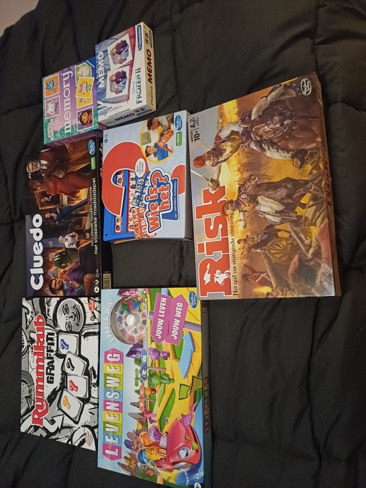 Bordspellenpakket, mag apart van elkaar verkocht worden., Vijf spelers of meer, Ophalen of Verzenden, Zo goed als nieuw, Hasbro, Goliath, Clementoni, Jumbo