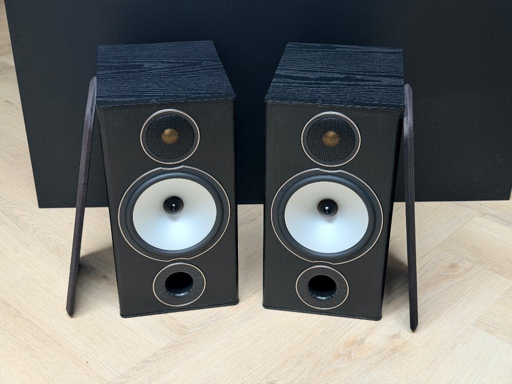 Monitor Audio Bronze 2 boekenplank luidsprekers, Ophalen, Basreflex, Zo goed als nieuw, 60 tot 120 watt