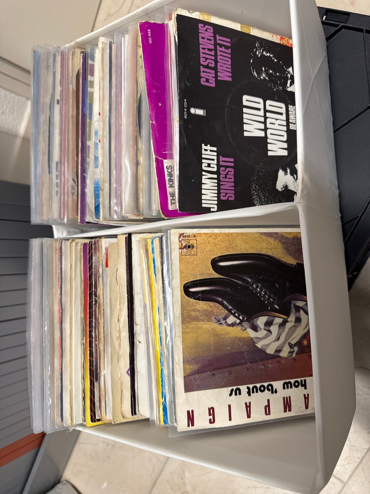 Collectie 7 inch vinyl singles - Pop, Rock, Soul, Gebruikt, 7 inch, Pop, EP