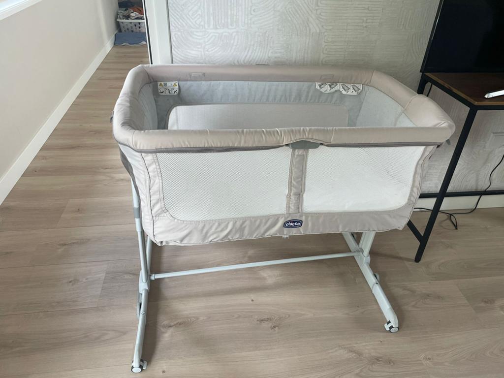Chicco Next2Me Dream Co-Sleeper Wieg - Beige, Ophalen, Zo goed als nieuw, Wieg