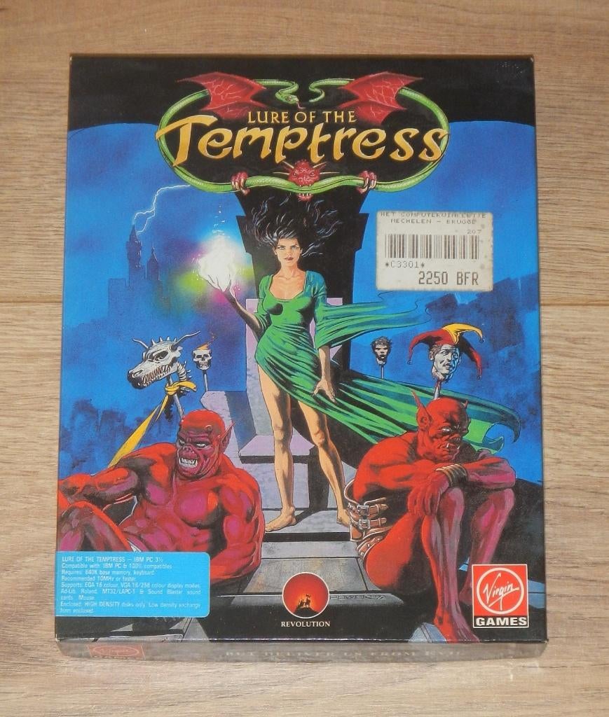 PC - Lure of the Tempress  - IBM 3.5" floppy - 1992, Spelcomputers en Games, Games | Pc, Avontuur en Actie, Gebruikt, 1 speler