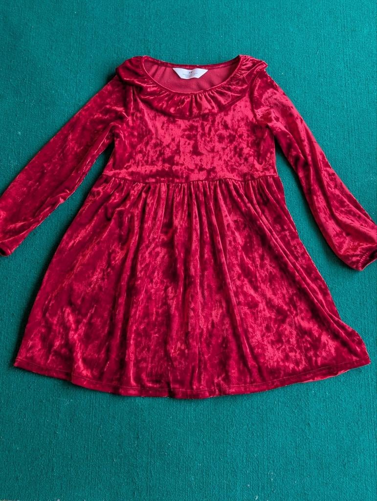 Mooie rode jurk meisjes 6 jaar maat 122-128  H&M, Meisje, H&M, Ophalen of Verzenden, Zo goed als nieuw