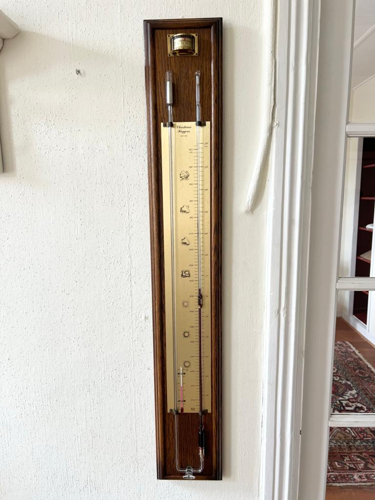 Antieke Barometer Christiaan Huygens - Weerstation, Ophalen, Zo goed als nieuw, Barometer