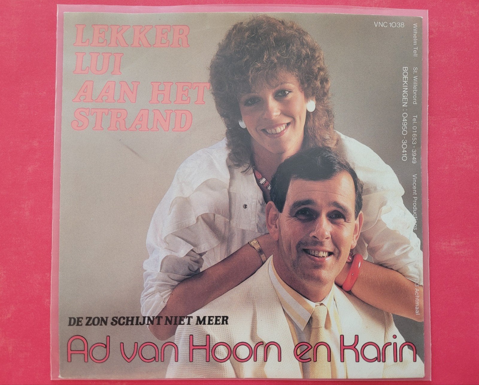 Ad & Karin - Lekker lui aan het strand, Cd's en Dvd's, Vinyl | Nederlandstalig, Ophalen, Zo goed als nieuw, Overige formaten, Levenslied of Smartlap