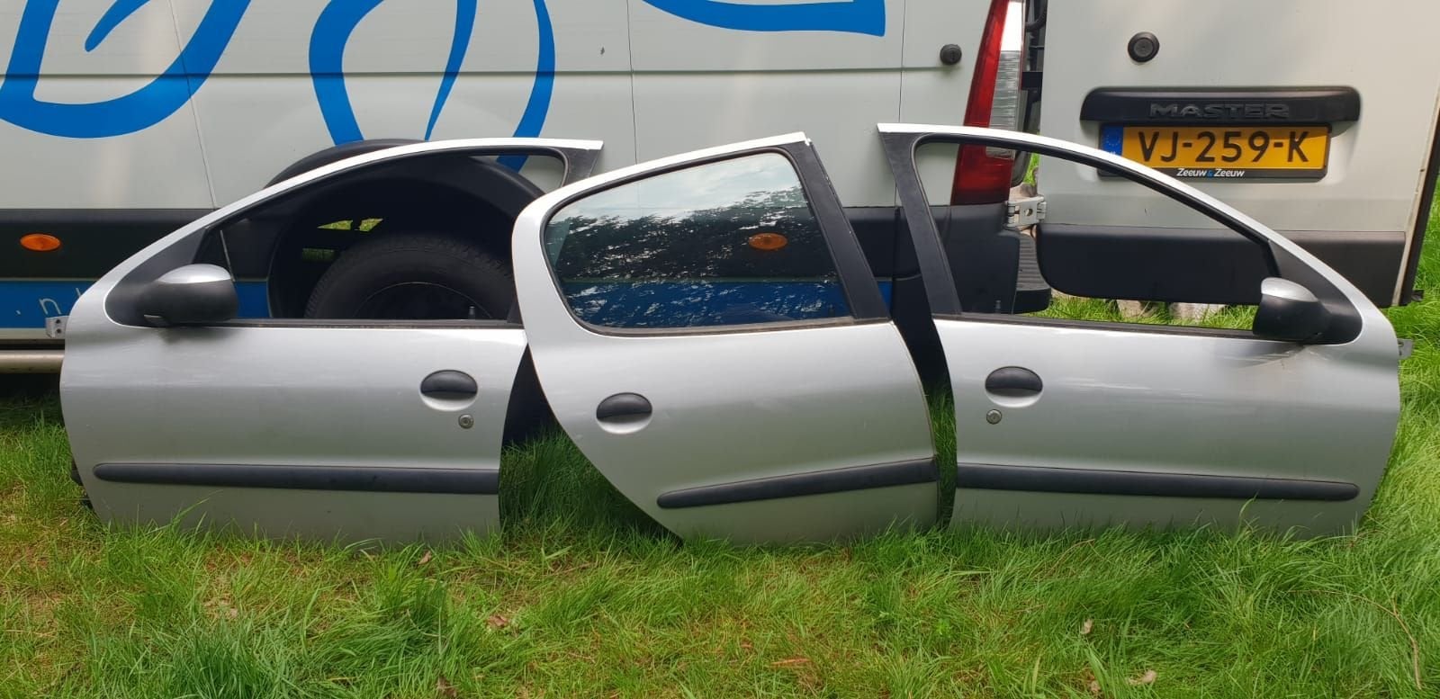 PEUGEOT 206 HB   PORTIEREN BJ 98 TOT 2007, Auto-onderdelen, Carrosserie en Plaatwerk, Gebruikt, -, Deur, -