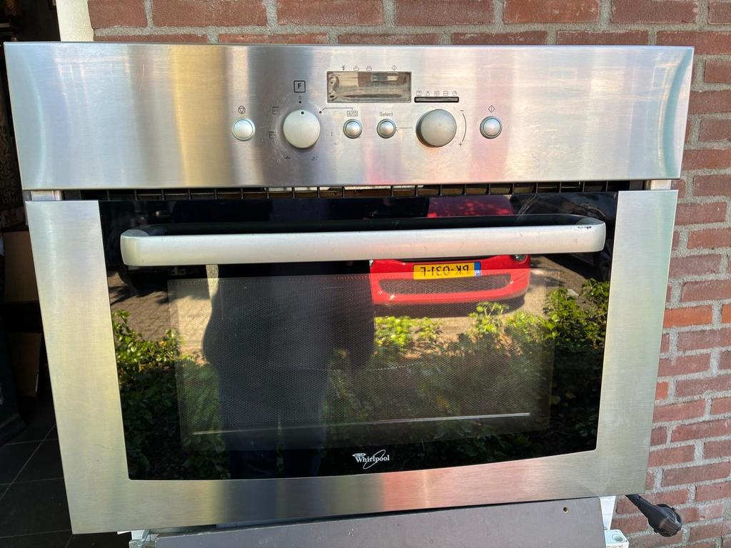 Whirlpool Inbouw Heteluchtoven - RVS, Witgoed en Apparatuur, Ovens, Gebruikt, Inbouw, Heteluchtoven, Whirlpool, 55 tot 60 cm, 45 tot 60 cm
