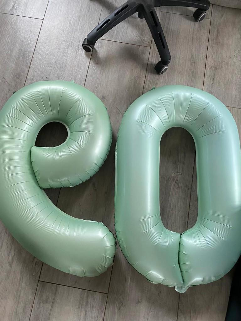 Balonnen met cijfers!!  GRATIS, Ophalen of Verzenden, Nieuw, Versiering, Verjaardag