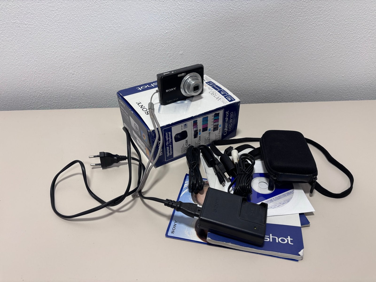 Sony Cyber-shot DSC-W180 Compactcamera, Ingebouwde flitser, Gebruikt, Ophalen of Verzenden, Compactcamera