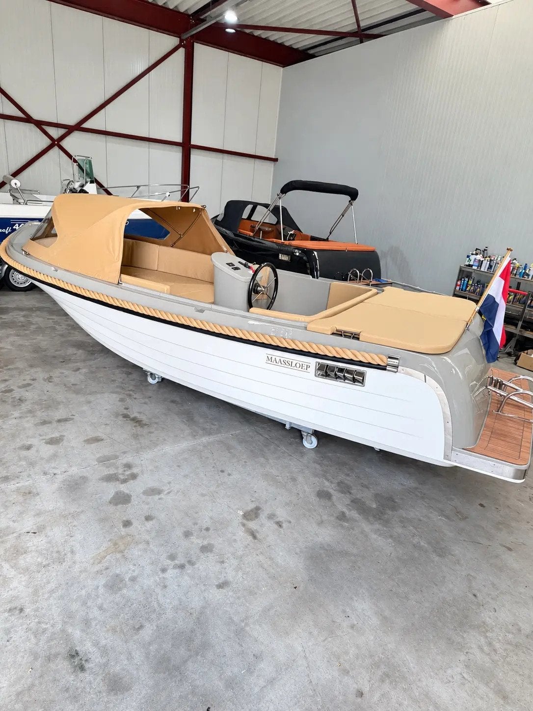 Maassloep 590 Honda 20pk 10 vaar uren € 20.950,- koopje, Watersport en Boten, Overige materialen, Overige brandstoffen, 6 m, 2 m