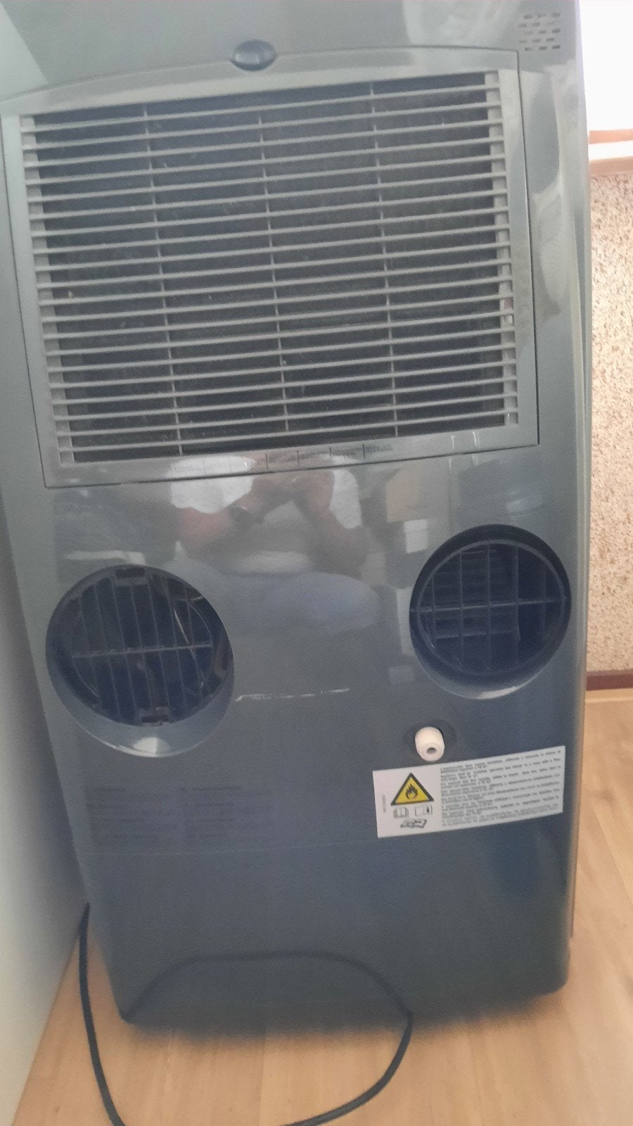 Delonghi mobiele airco 350,00 euro, Minder dan 60 m³, 3 snelheden of meer, Ophalen of Verzenden, Afstandsbediening