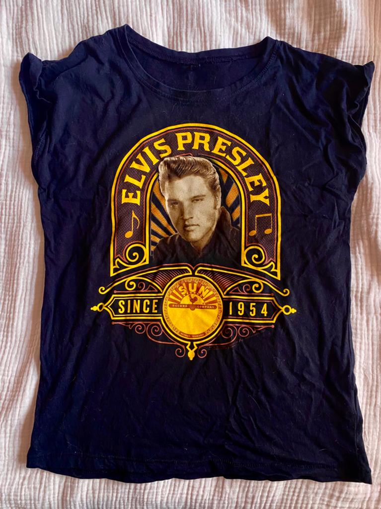 Elvis shirt, Zwart, Nieuw, Ophalen of Verzenden, Korte mouw