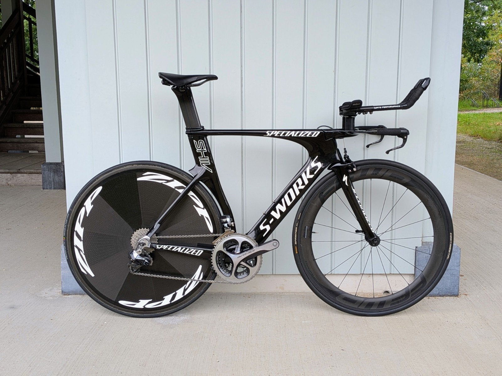 tijdritfiets S-works Shiv TT di2 Zipp disc + ffwd set, Overige merken, Carbon, Ophalen of Verzenden, Zo goed als nieuw