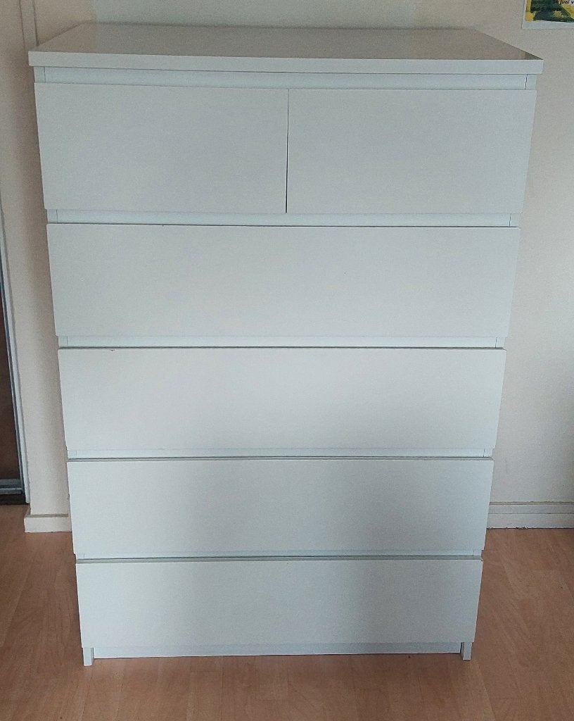 MALM ladekast, Ophalen, Gebruikt, 5 laden of meer, 100 tot 150 cm