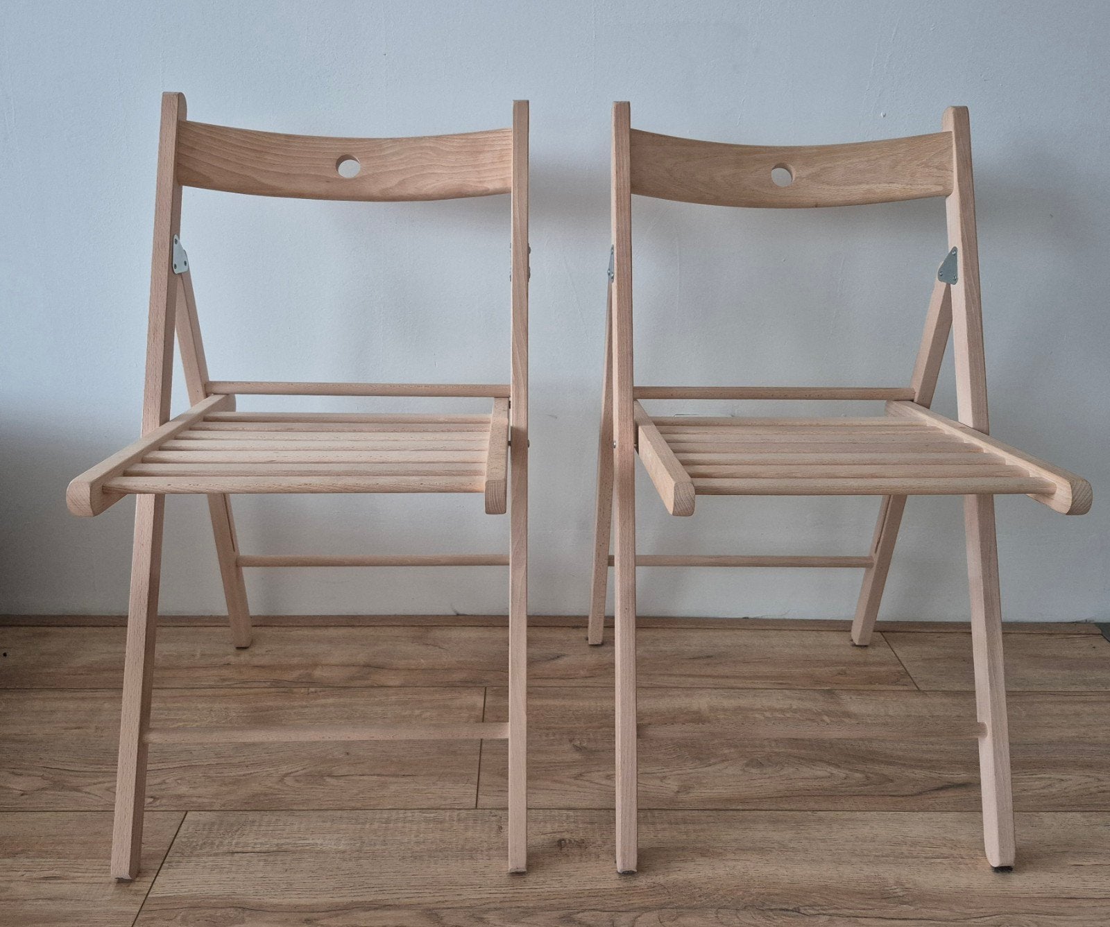 Twee Ikea Frosvi klapstoel - 2 folding chairs, Ophalen, Zo goed als nieuw, Hout