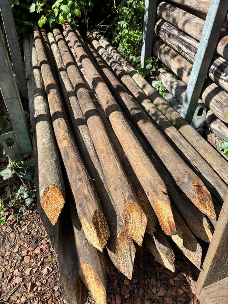 Sterke weidepalen boompalen longlife v/a €0,50!!!, Ophalen, Minder dan 180 cm, Palen