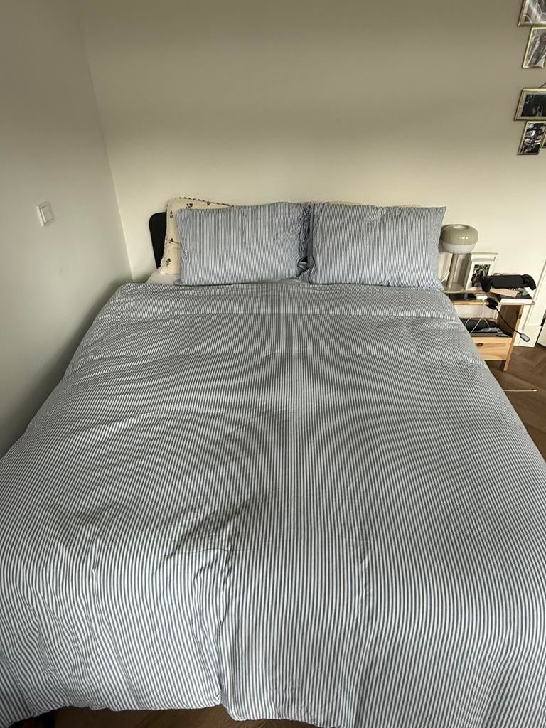 IKEA Slättum Double Bed, Ophalen, Zo goed als nieuw, Tweepersoons, 160 cm