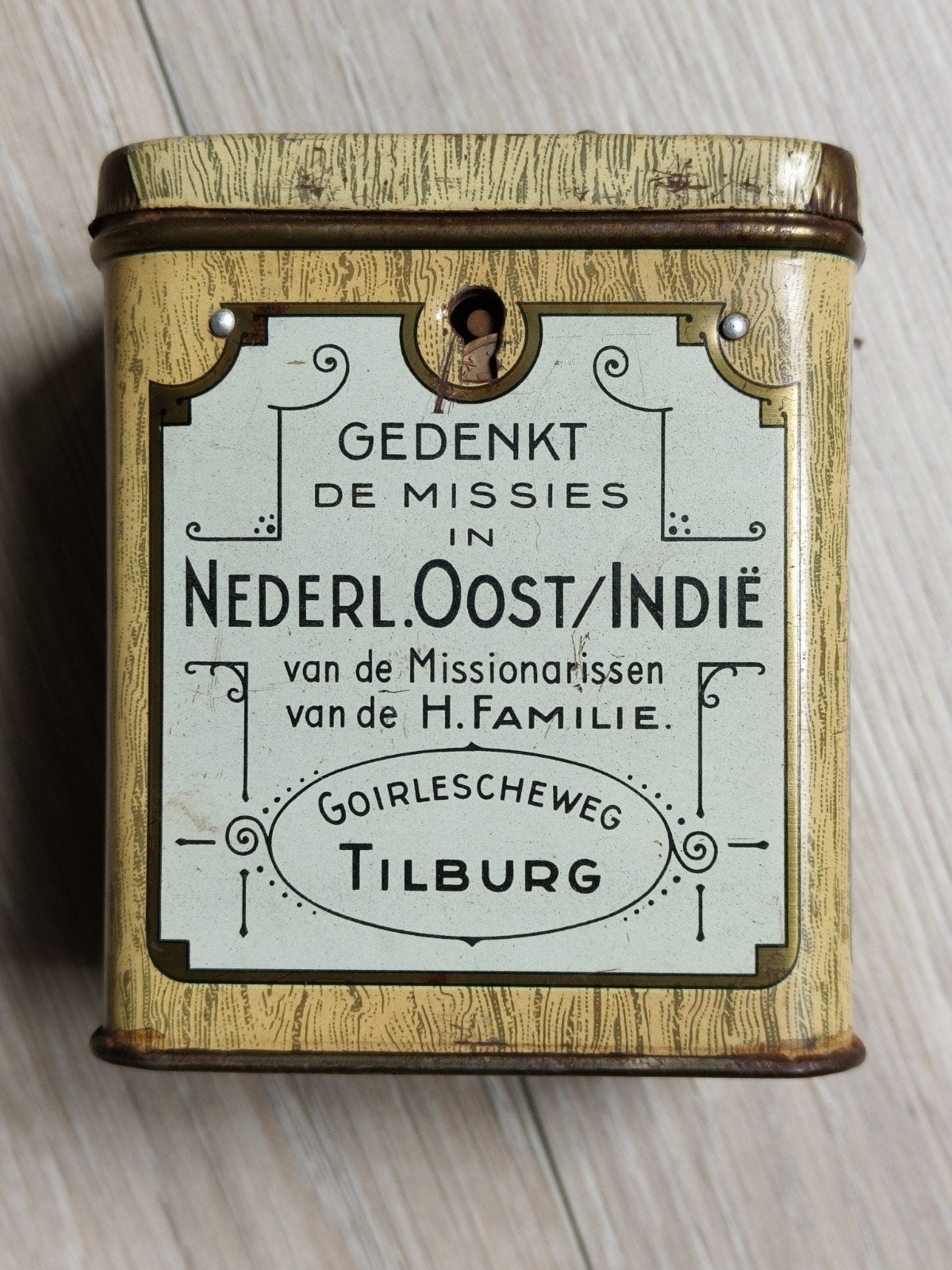 Foto 2 van BLIKJE, TILBURG, MISSIE NEDERL. OOST-INDIË, SPAARPOTJE
