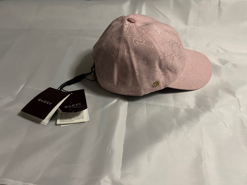 Gucci GG Monogram Baseball Cap Roze | M (58 cm), Ophalen of Verzenden, Nieuw, 57 cm (M, 7⅛ inch) of minder, Pet