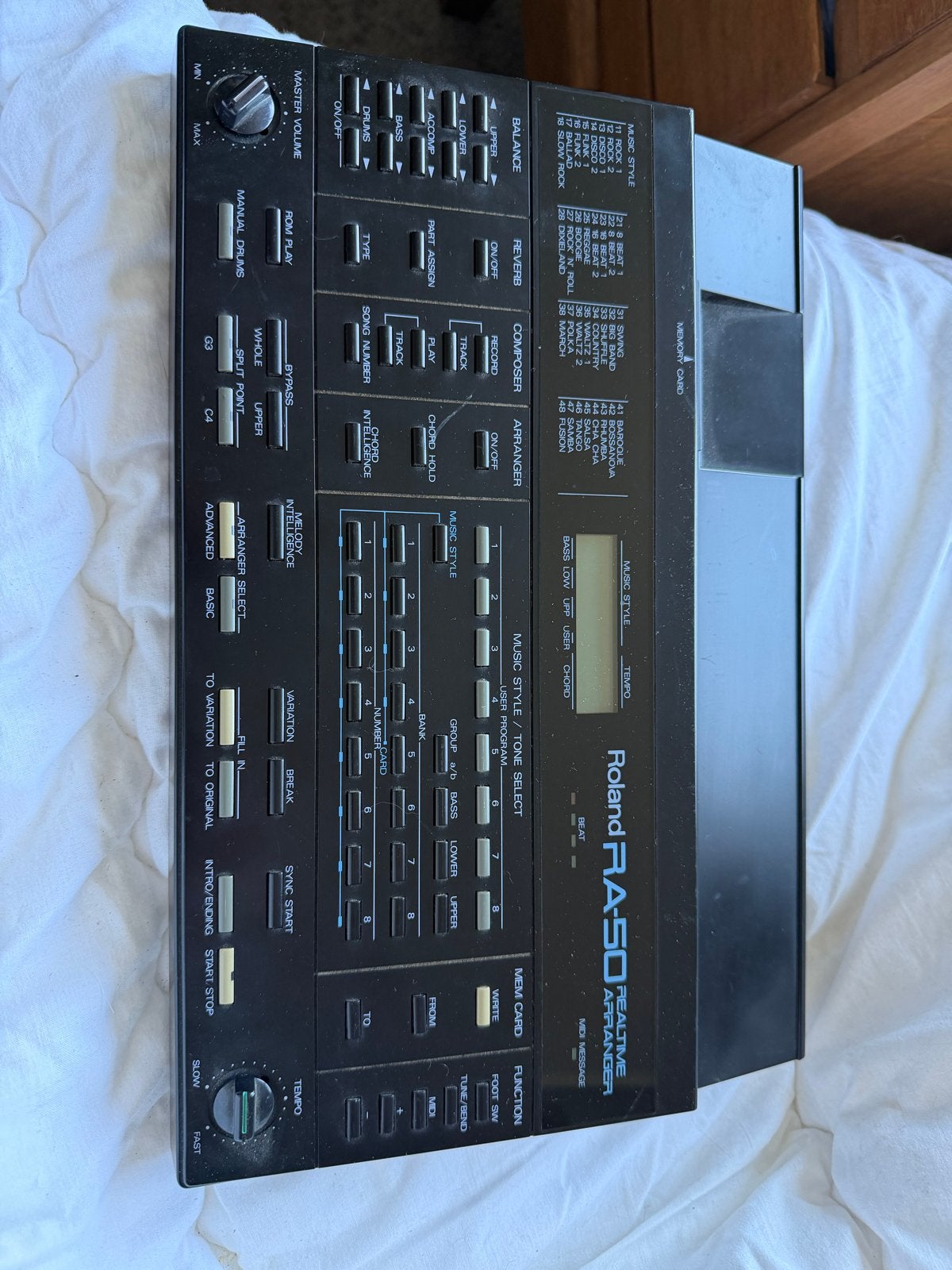 Roland RA-50 Realtime Arranger - MIDI Module, Ophalen of Verzenden, Gebruikt, Roland