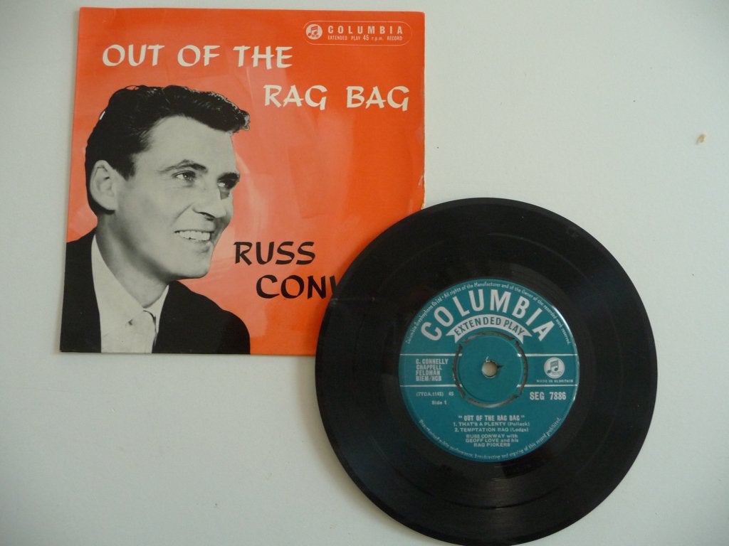 ep RUSS CONWAY - THAT'S A PLENTY - COLUMBIA RECORDS, 1959, Cd's en Dvd's, Vinyl Singles, Gebruikt, Overige genres, 7 inch, Ophalen of Verzenden
