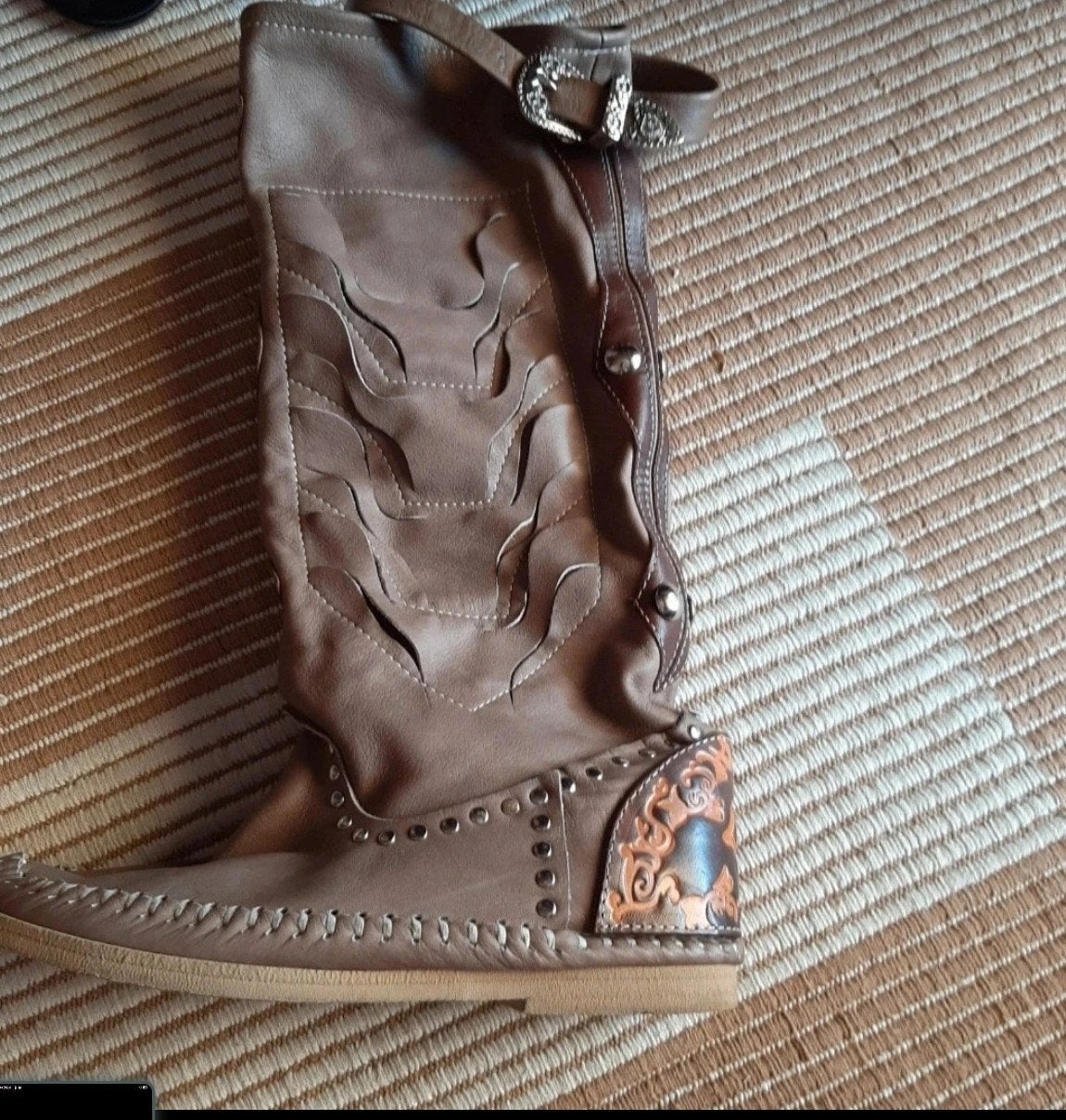 Indianini L'diR handgemaakte laarzen ,maat 39, Kleding | Dames, Schoenen, Ophalen of Verzenden, Nieuw, Zwart, Hoge laarzen